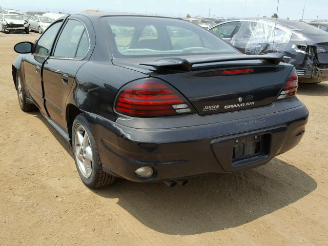 1G2NF52EX4M669728 - 2004 PONTIAC GRAND AM S BLACK photo 3