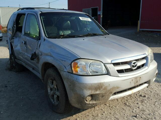 4F2CZ96146KM15231 - 2006 MAZDA TRIBUTE SILVER photo 1