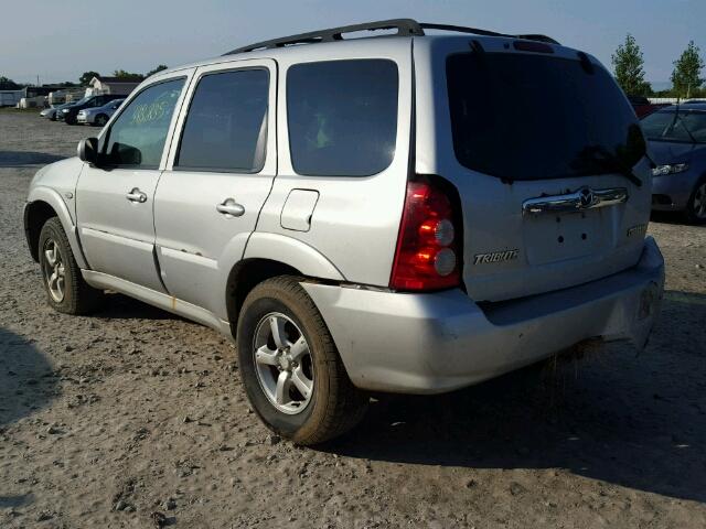 4F2CZ96146KM15231 - 2006 MAZDA TRIBUTE SILVER photo 3