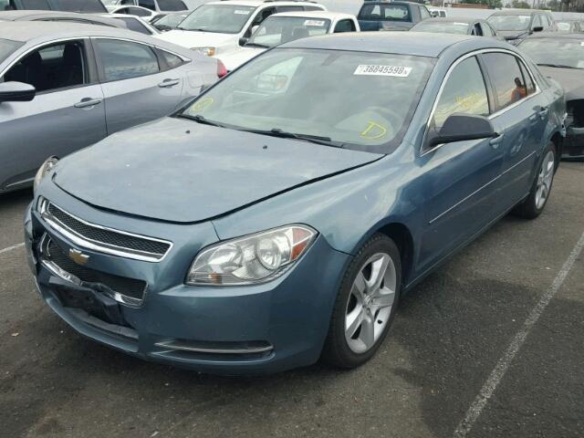 1G1ZG57B89F111552 - 2009 CHEVROLET MALIBU LS ტალღისფერი ფოტო 2