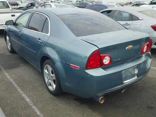 1G1ZG57B89F111552 - 2009 CHEVROLET MALIBU LS ტალღისფერი ფოტო 3