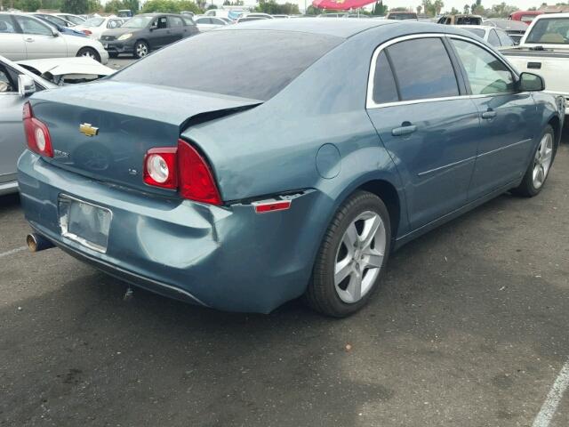 1G1ZG57B89F111552 - 2009 CHEVROLET MALIBU LS ტალღისფერი ფოტო 4