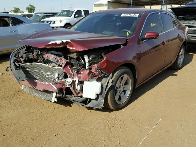 1G11C5SA8GF126282 - 2016 CHEVROLET MALIBU LIM MAROON photo 2