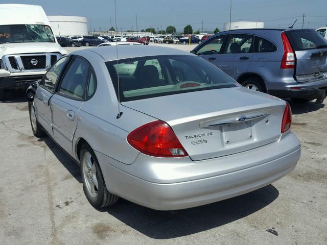 1FAFP55U4YA261674 - 2000 FORD TAURUS SES SILVER photo 3