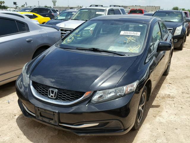 19XFB2F77FE014479 - 2015 HONDA CIVIC SE BLACK photo 2