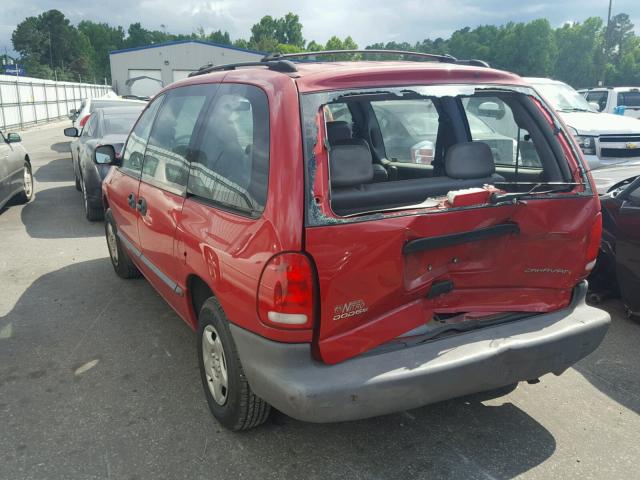 2B4GP2538YR891372 - 2000 DODGE CARAVAN RED photo 3