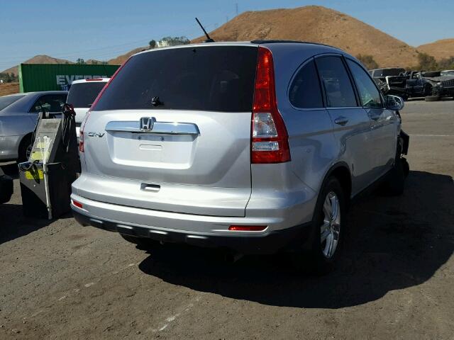 5J6RE3H77BL014761 - 2011 HONDA CR-V SILVER photo 4