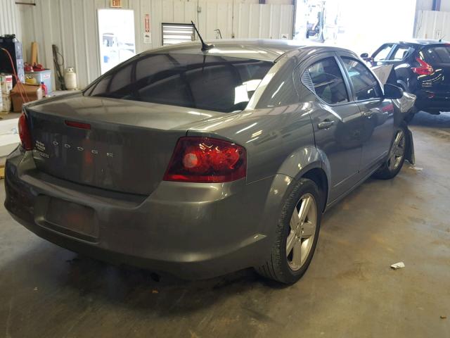 1B3BD1FB2BN588986 - 2011 DODGE AVENGER MA GRAY photo 4