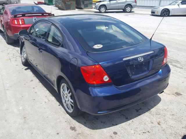 JTKDE177770218516 - 2007 TOYOTA SCION TC 蓝色 照片 3