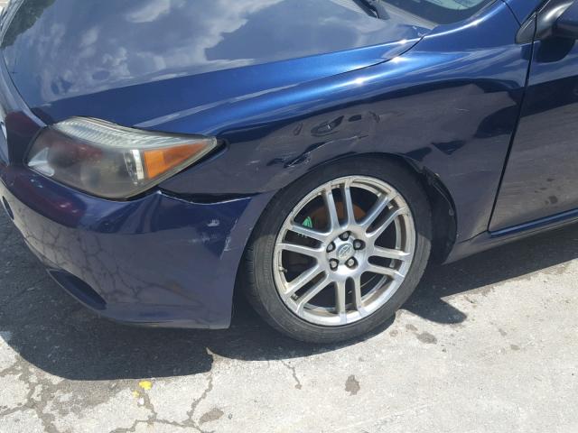 JTKDE177770218516 - 2007 TOYOTA SCION TC 蓝色 照片 9
