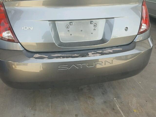 1G8AJ55F77Z117554 - 2007 SATURN ION LEVEL SILVER photo 9