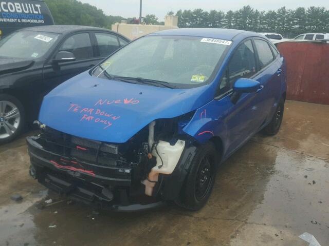 3FADP4BJ3BM146991 - 2011 FORD FIESTA SE BLUE photo 2