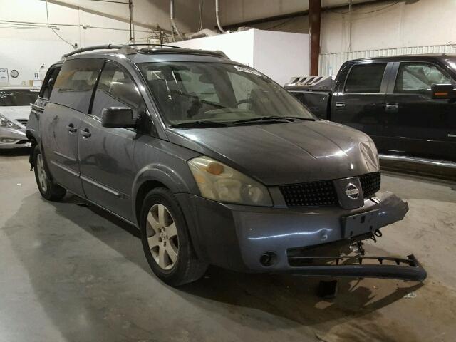 5N1BV28U45N137722 - 2005 NISSAN QUEST S GRAY photo 1