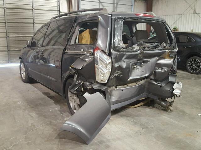 5N1BV28U45N137722 - 2005 NISSAN QUEST S GRAY photo 3