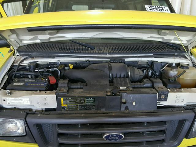 1FTNE24W46DA73293 - 2006 FORD ECONOLINE YELLOW photo 7