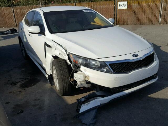 KNAGM4A73D5327486 - 2013 KIA OPTIMA LX WHITE photo 1