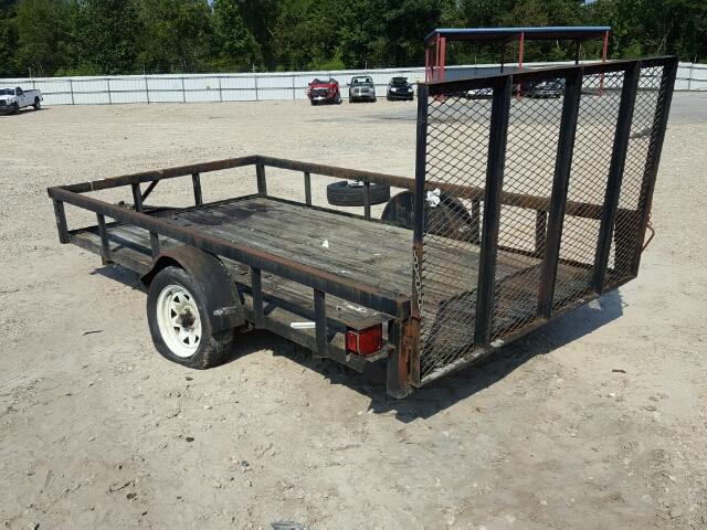 11TAG612752801215 - 2005 UTILITY TRAILER BLACK photo 3