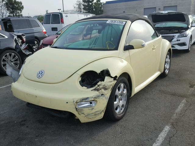3VWCK21Y93M302604 - 2003 VOLKSWAGEN NEW BEETLE Sarı foto 2