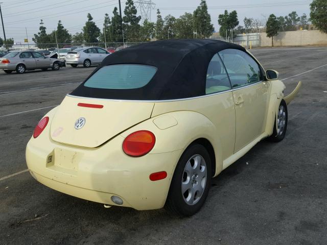 3VWCK21Y93M302604 - 2003 VOLKSWAGEN NEW BEETLE Sarı foto 4