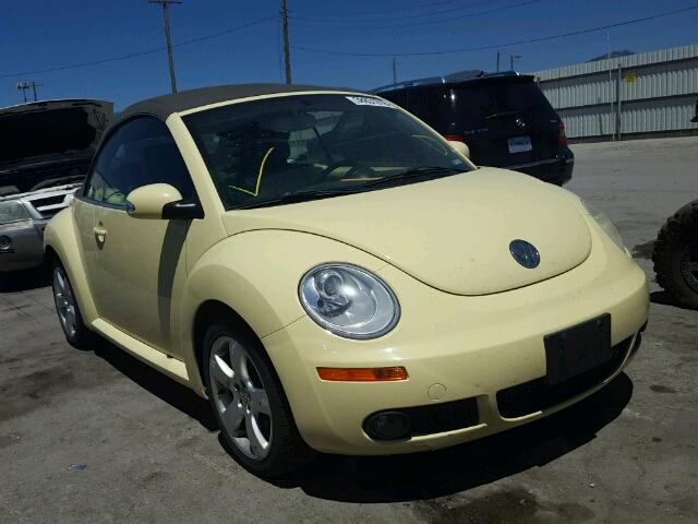 3VWSF31Y66M304272 - 2006 VOLKSWAGEN NEW BEETLE 黄色 照片 1