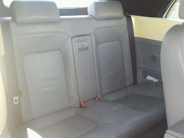 3VWSF31Y66M304272 - 2006 VOLKSWAGEN NEW BEETLE 黄色 照片 6