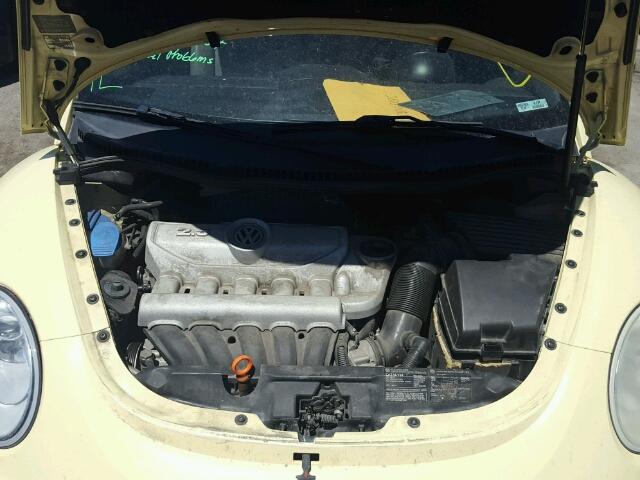 3VWSF31Y66M304272 - 2006 VOLKSWAGEN NEW BEETLE 黄色 照片 7
