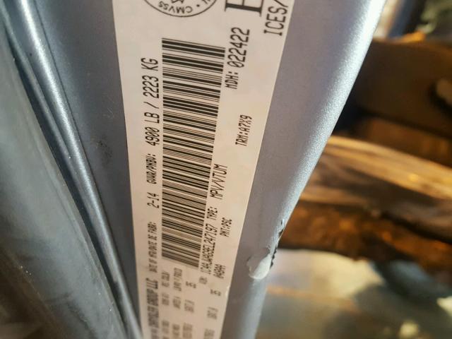 1C4AJWAG9EL247197 - 2014 JEEP WRANGLER S Gümüş foto 10