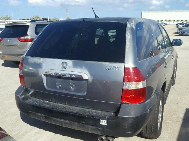 2HNYD18241H531938 - 2001 ACURA MDX GRAY photo 9