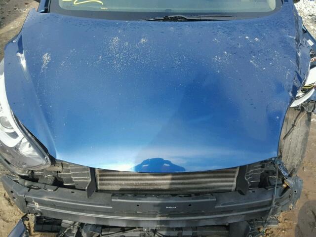 KMHDH4AH0EU051337 - 2014 HYUNDAI ELANTRA BLUE photo 7