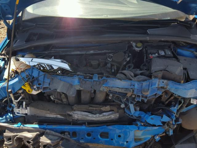 1FADP3N27EL166438 - 2014 FORD FOCUS TITA BLUE photo 7