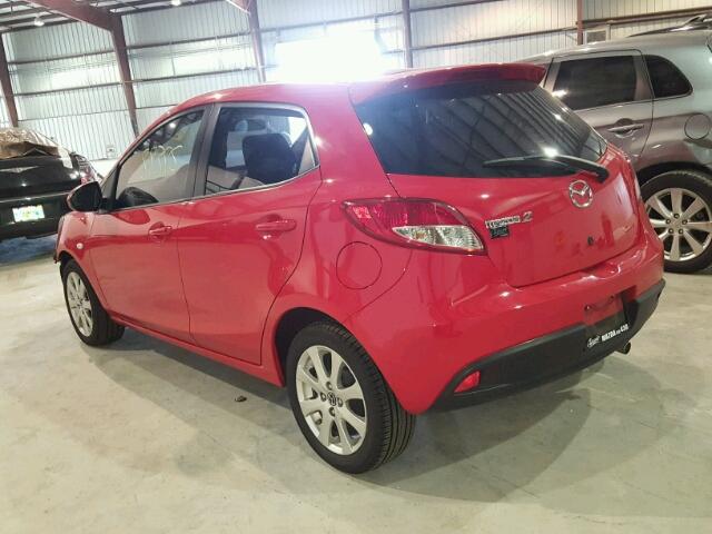 JM1DE1LY5E0175359 - 2014 MAZDA MAZDA2 RED photo 3