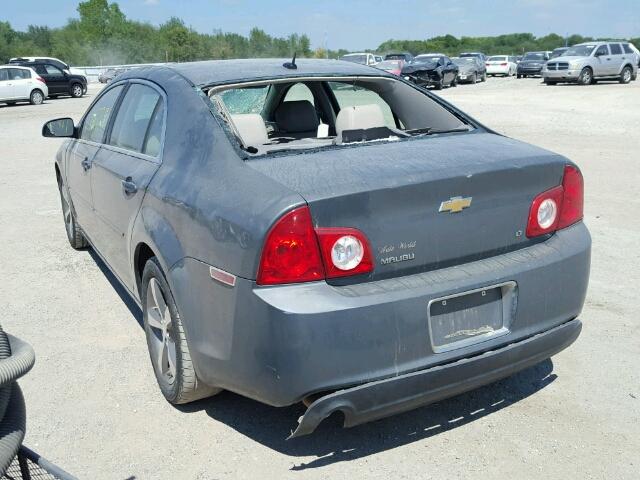 1G1ZJ57B39F103859 - 2009 CHEVROLET MALIBU 2LT GRAY photo 3