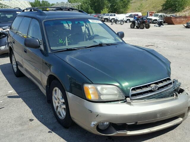 4S3BH665X27622946 - 2002 SUBARU LEGACY OUT GREEN photo 1