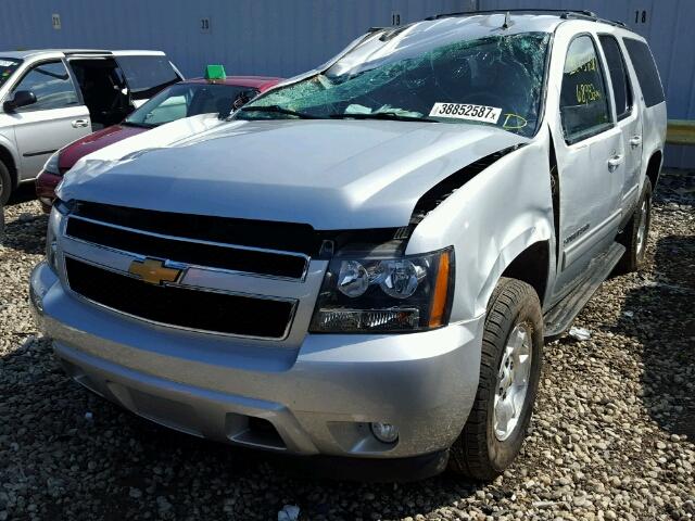 1GNSKJE77DR247524 - 2013 CHEVROLET SUBURBAN K SILVER photo 2