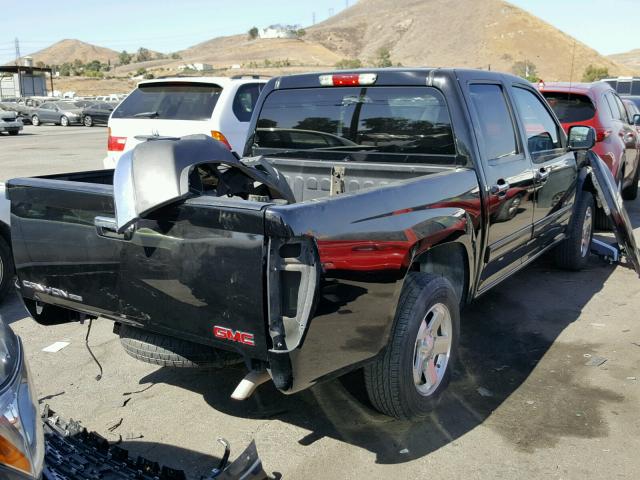 1GTD5MF9XC8140904 - 2012 GMC CANYON SLE BLACK photo 4