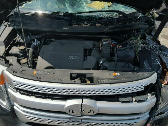 1FM5K7D86DGC39585 - 2013 FORD EXPLORER X BLACK photo 7