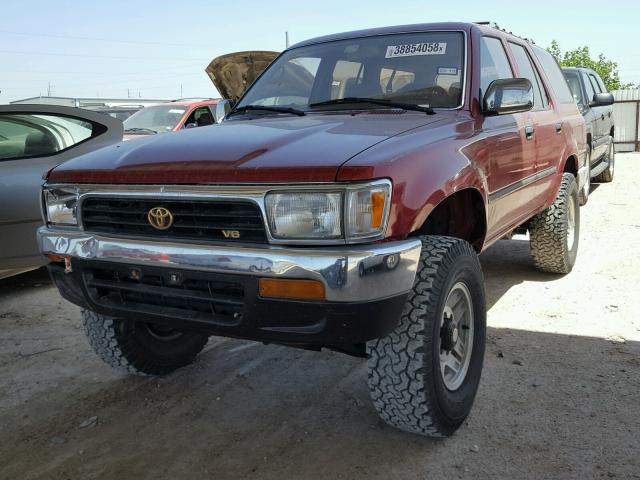 JT3VN29V9S0069861 - 1995 TOYOTA 4RUNNER VN MAROON photo 2