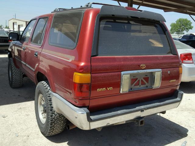 JT3VN29V9S0069861 - 1995 TOYOTA 4RUNNER VN MAROON photo 3