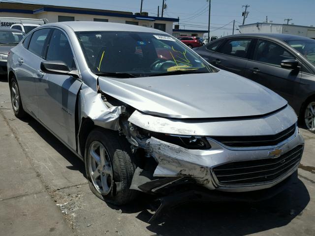1G1ZB5ST7HF207184 - 2017 CHEVROLET MALIBU LS SILVER photo 1