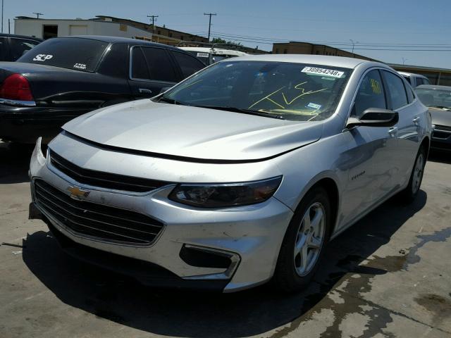 1G1ZB5ST7HF207184 - 2017 CHEVROLET MALIBU LS SILVER photo 2