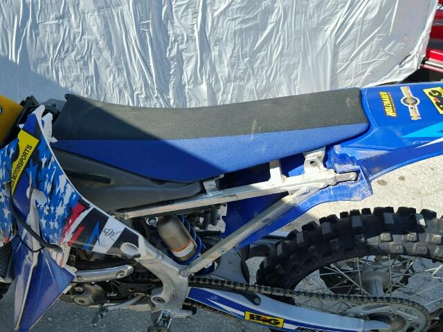 JYACJ21C1HA009323 - 2017 YAMAHA YZ450 F BLUE photo 6