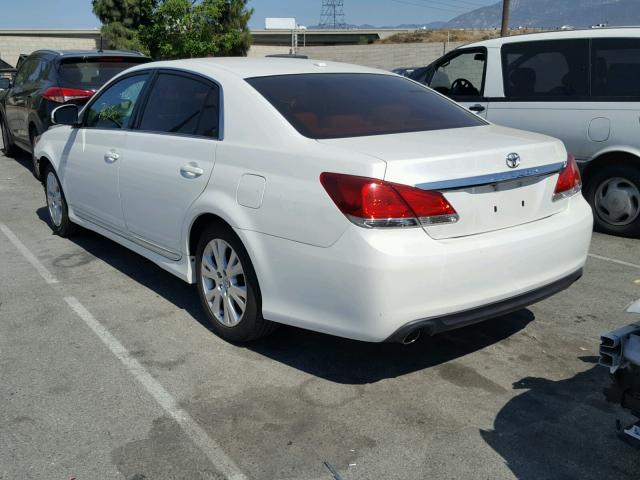 4T1BK3DB5CU450364 - 2012 TOYOTA AVALON BAS CREAM photo 3