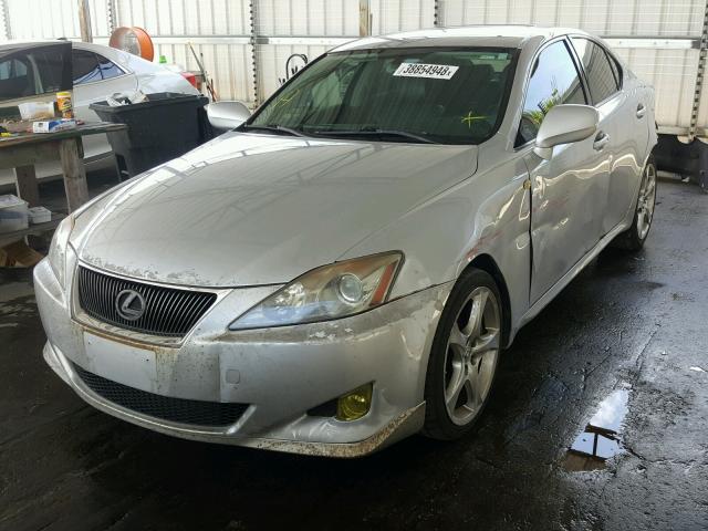 JTHBE262472008470 - 2007 LEXUS IS 350 SILVER photo 2