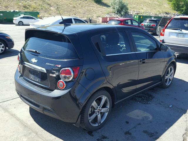 1G1JH6SB3D4159276 - 2013 CHEVROLET SONIC RS BLACK photo 4