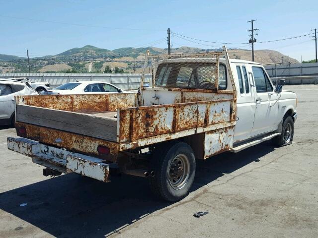 1FTHX26H9KKA22125 - 1989 FORD F250 WHITE photo 4