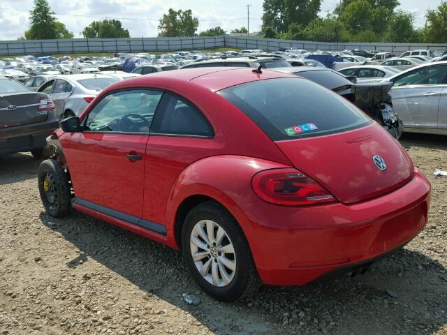 3VWF17AT5FM628096 - 2015 VOLKSWAGEN BEETLE RED photo 3