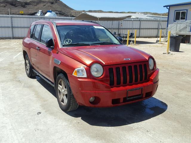 1J8FT47W97D161218 - 2007 JEEP COMPASS RED photo 1