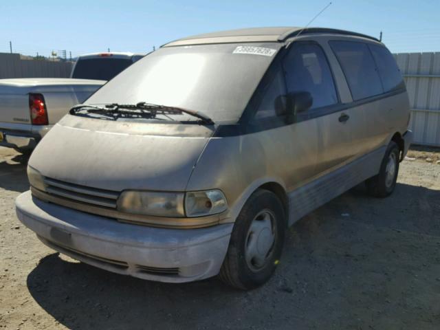 JT3AC12R4M0036720 - 1991 TOYOTA PREVIA LE BEIGE photo 2