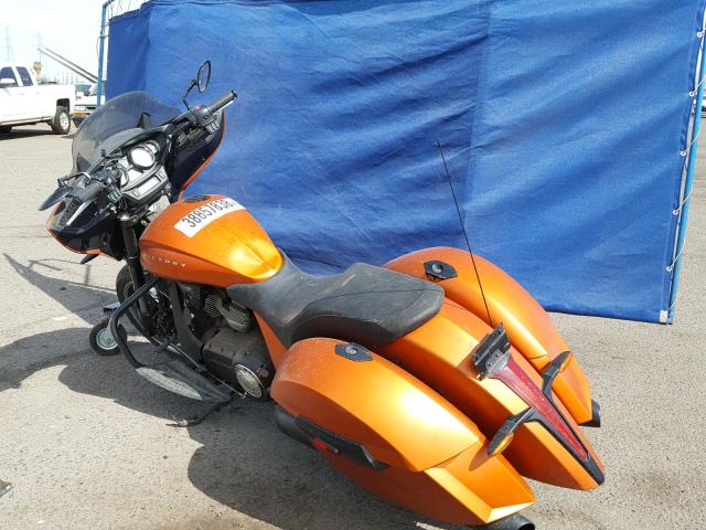 5VPDW36N6D3019131 - 2013 VICTORY MOTORCYCLES CROSS COUN Naranja foto 3