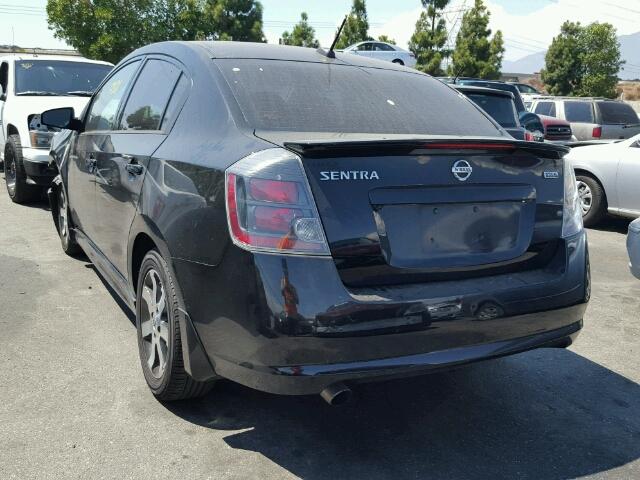 3N1AB6AP3CL649587 - 2012 NISSAN SENTRA 2.0 BLACK photo 3